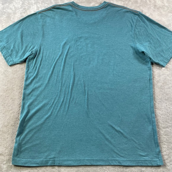 Howler Bros Shirt Mens XL Teal Monkey Logo Short Sleeve Casual Preppy - Picture 7 of 8